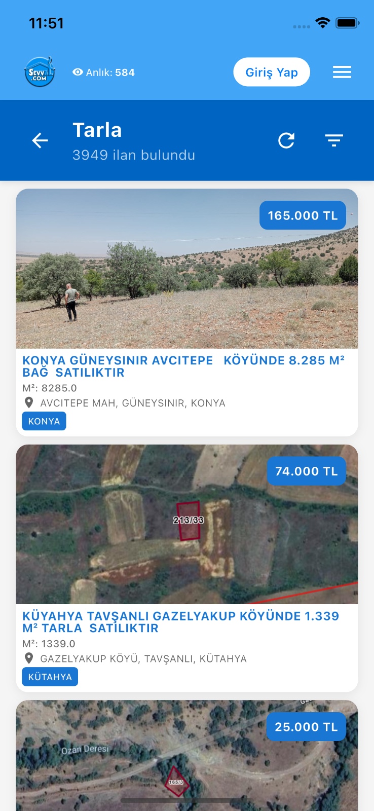 Emlak Uygulaması - Özellik 3